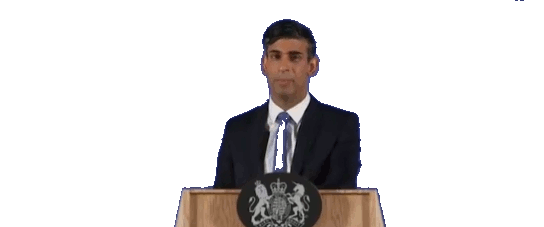 Rishi Sunak without background